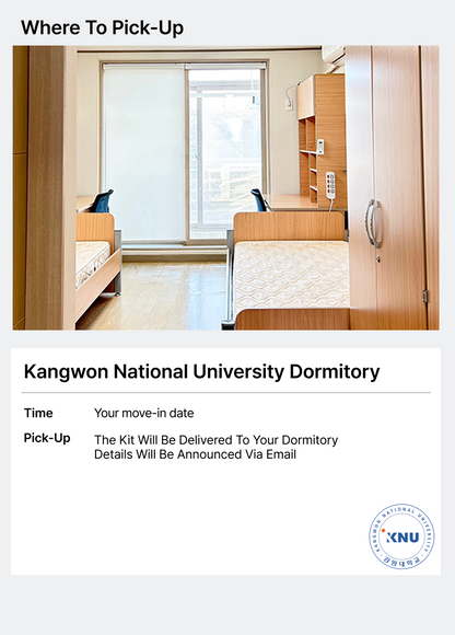 Bộ đồ giường và sinh hoạt Đại học Kangwon, cơ sở Samcheok