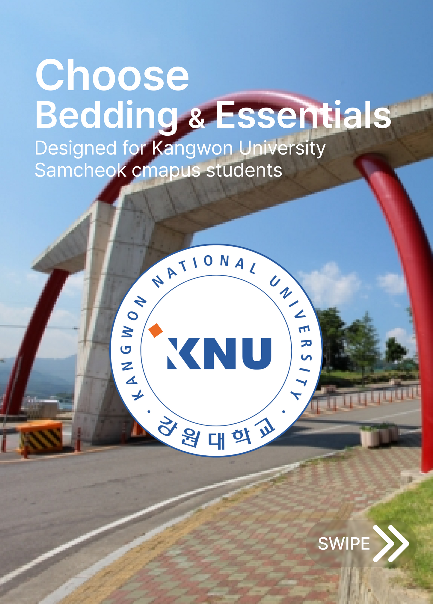 Bộ đồ giường và sinh hoạt Đại học Kangwon, cơ sở Samcheok